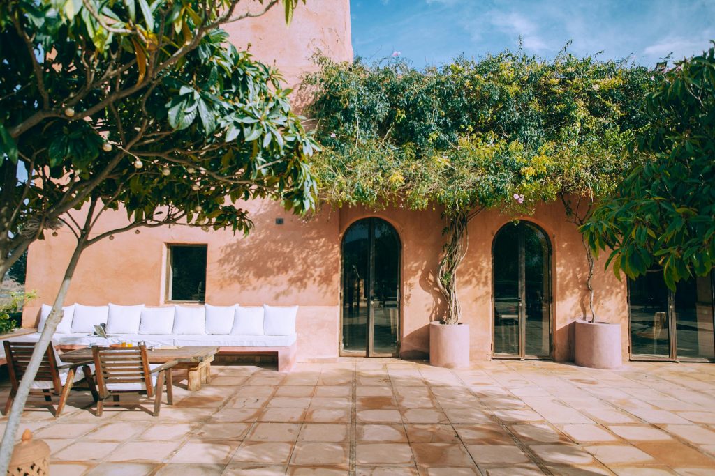 Jardín como habitación exterior